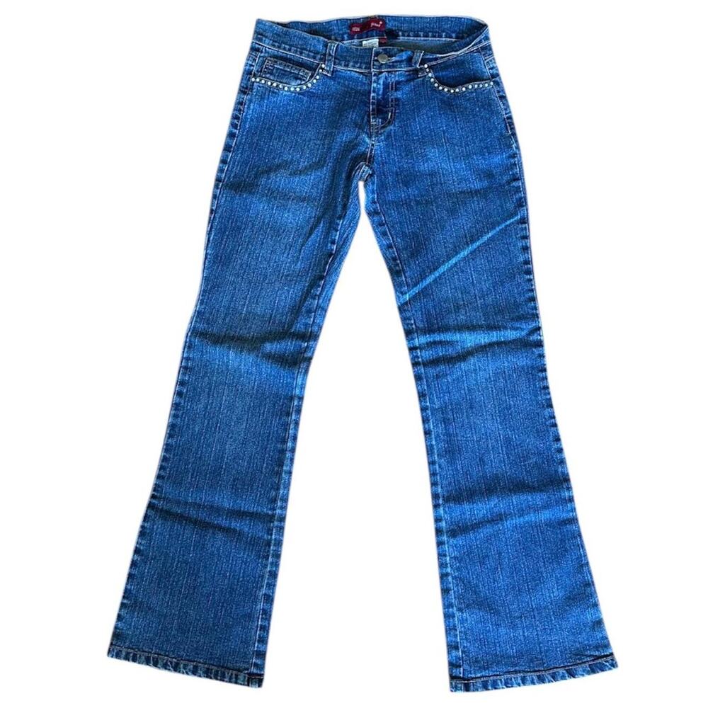1826 mediumdark wash bedazzled jeans